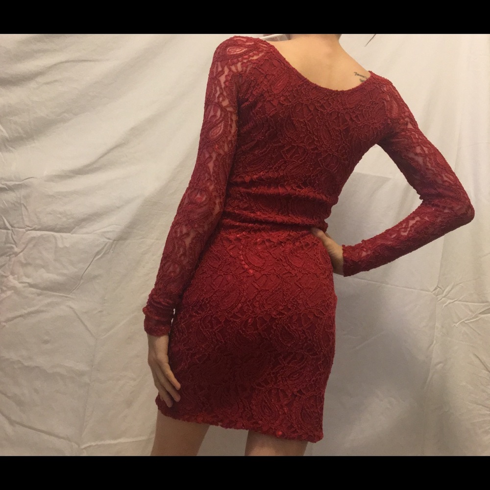 Red lace Wet Seal dress